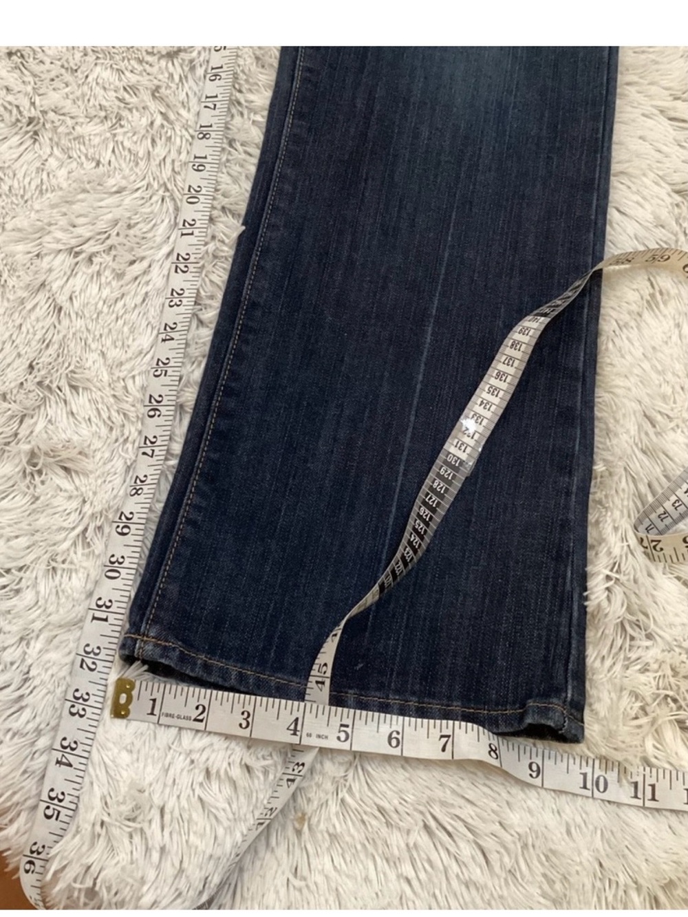 Old Navy The Diva Bootcut Jeans Plus Size 18 long Dark Wash Stretch Denim - Picture 8 of 14